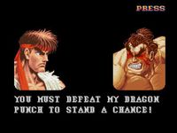 une photo d'Ã©cran de Super Street Fighter 2 sur Nintendo Super Nes